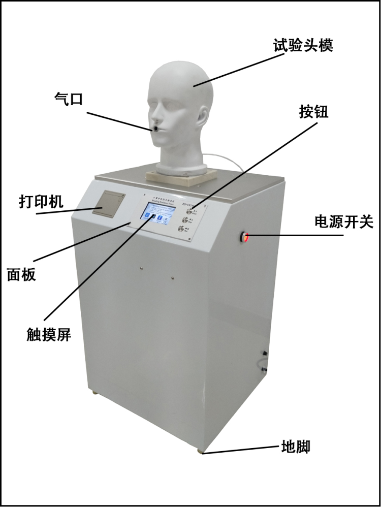 口罩呼吸阻力测试仪